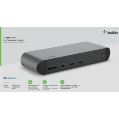 "Belkin CONNECT Pro Docking Station - Ultimate Connectivity & Efficiency for Your Devices"